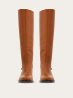 Ferragamo F buckle knee boot - Image 6